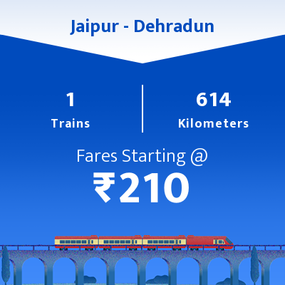 Jaipur To Dehradun Trains